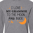 thumbnail image 4 of Inktastic I Love My Grammie To The Moon and Back Long Sleeve T-Shirt, 4 of 5
