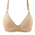 thumbnail image 2 of Women's Plus Size No Underwire Push Up Bra Comfortable Adjustable Support Breathable Full Coverage Seamless Everyday Wear T Shirt Bra Lightweight Side Shaping Wireless Underwear, 2 of 4