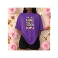 thumbnail image 1 of Playera Blusa De Gracias Por Ser Mi Apoyo Mama Ropa Para Mujer Con Mensaje Color Morado Talla Chica Marca Emil SaEs, 1 of 4