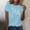 Light Blue plus size graphic t shirts a1, variant on MORESEC Women Plus Size Graphic T-Shirts Short Sleeve Round Neck Casual Vacation Basic Tees Fashion Tops, Black L
