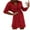 Red Dress, variant on Women's Mini Loose Shirt Dress Solid Sequins Shiny Spring Clearance Long Sleeve Lapel Button Elegant Casual Trendy Blue S