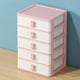 thumbnail image 4 of Pequeña Caja de Joyería Caja de Almacenamiento de Escritorio, Caja de Almacenamiento de Estilo de Cajón, Cosméticos Multifuncionales para Estudiantes, Caja de Joyería, Caja de Organización de Papelerí, 4 of 6