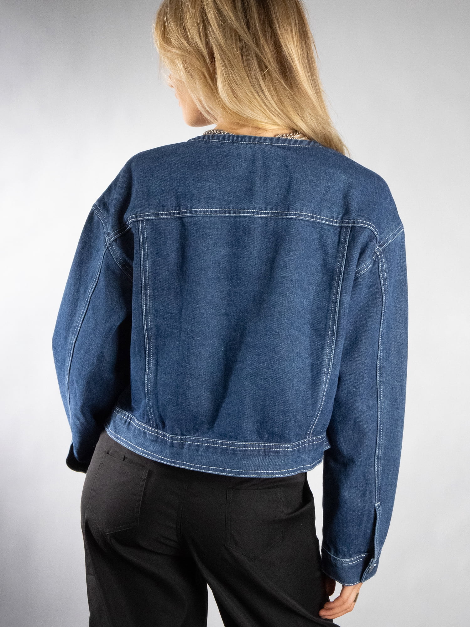 DARING DIVA Women's Elegant Stylish Duster Coat with Buckle Closure XS Blue