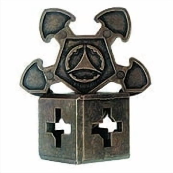 O'GEAR Hanayama Cast Metal Brain Teaser Puzzle (Level 3)
