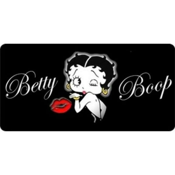 212 Main LPO743 Betty Boop Kiss Photo License Plate