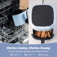 thumbnail image 4 of Charmi 5QT Air Fryer &ndash; Beautiful Retro Design, Stylish Countertop Look, Safe Auto Shutoff, Digital Touchscreen, 8 Cooking Presets, Digital Reci, 4 of 7