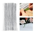thumbnail image 4 of veasfak Stem Wire 200 Counts Floral Paper Wrapped Wire 14 Inch 24 Gauge Wire for Flower White, 4 of 9
