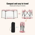 thumbnail image 4 of Dream on Me Onyx Playpen, Blush Pink, 4 of 9