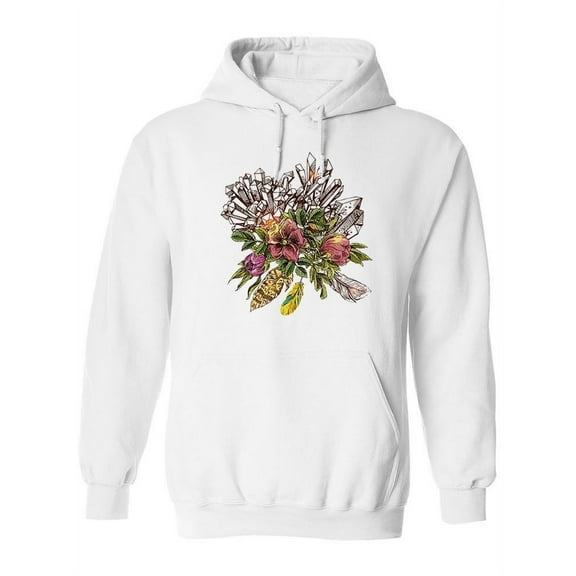Flower Bouquet Sketch Hoodie Women -Image by Shutterstock, Female 3X-Large
