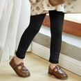 thumbnail image 2 of KAUOD Kids Girls Knit Footless Tights Toddler Baby Fleece Warm Pantyhose Leggings Plain Stretchy Ballet Dance Stocking, 2 of 7