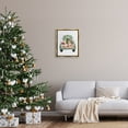 thumbnail image 3 of Stupell Industries Holiday Gift Truck Holiday Painting Gold Floater Framed Canvas Art Print Wall Art, 17 x 21, 3 of 10