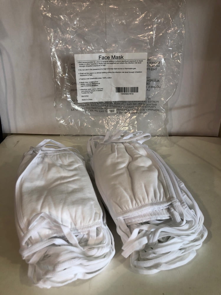 Reusable Cotton Face Mask (Pack of 50)