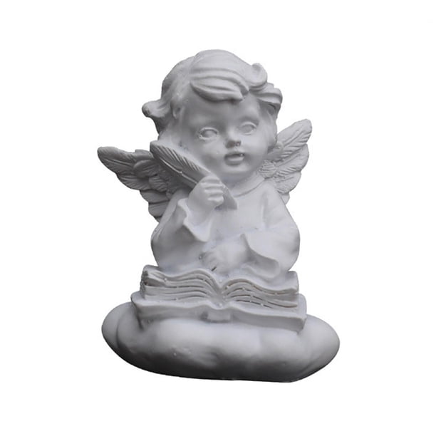 Adornos de Escritorio de Estatua de Estatua de Estatuil de Escribiendo Zulema Estatua del titular de la vela