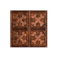 thumbnail image 1 of Fasade Easy Installation Traditional 10 Moonstone Copper Glue Up Ceiling Tile/ Ceiling Panel (12" X 12" Sample), 1 of 3