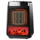 thumbnail image 1 of 3D Dynamic Flames Heater with Thermostat - 1500W Portable Space Heater Warm Air Heater with Ambient Lighting, 1 of 5