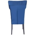 thumbnail image 5 of Pemberly Row Contemporary Velvet Tufted Dining Chair Set of 2 in Blue, 5 of 9