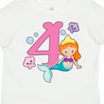 thumbnail image 4 of Inktastic I Am 4 Years Old Birthday with Mermaid Girls Toddler T-Shirt, 4 of 5