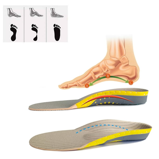 Shoe inserts for hotsell flat feet walmart