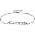 thumbnail image 1 of Constellation Anklet Adjustable Zodiac Sign Anklet Bracelet Stainless Steel Astrology Link Anklet for Women Girls Birthday Gifts - -, 1 of 4
