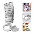 thumbnail image 3 of 15Pcs Jars Sealing Lids Bottle Tinplate Lids Can Sealed Covers Replacements, 3 of 6