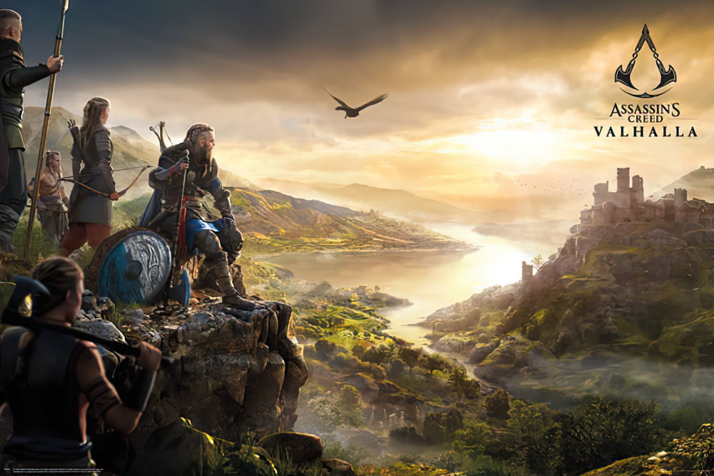 ASSASSIN&amp;#39;S CREED: VALHALLA - GAMING POSTER (VISTA / SUNSET) (SIZE: 36&quot; x 24&quot;)