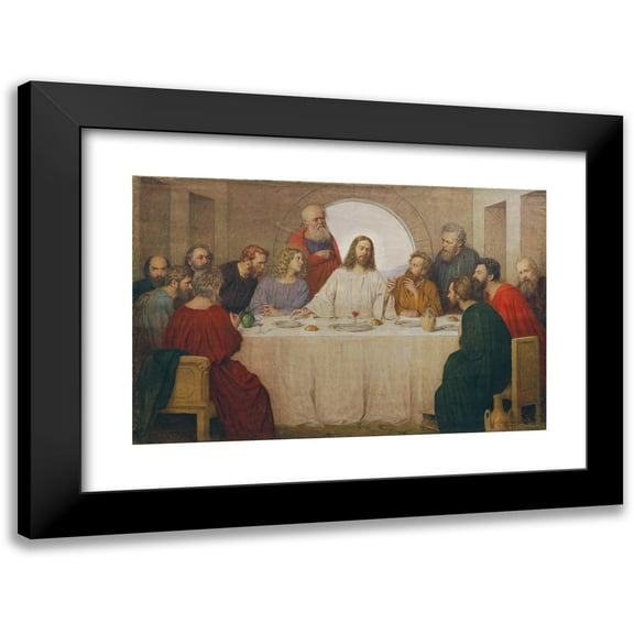 Tom Von Dreger 14x11 Black Modern Framed Museum Art Print Titled - The Last Supper (1916)