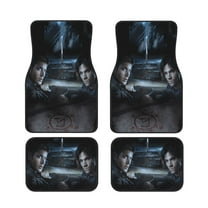 Supernatural Car Floor Mats Car Mats 4 Pieces Full Set Auto Mats Fit for SUV Trucks Durable Universal Car Accessories Anti-Slip Automotive Floor
