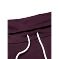 thumbnail image 4 of Innerwin Jogger Set Draped Neck Ladies Two Piece Outfit Sports Long Sleeve Loose Fit Sweatsuits Purple Red 3XL, 4 of 9