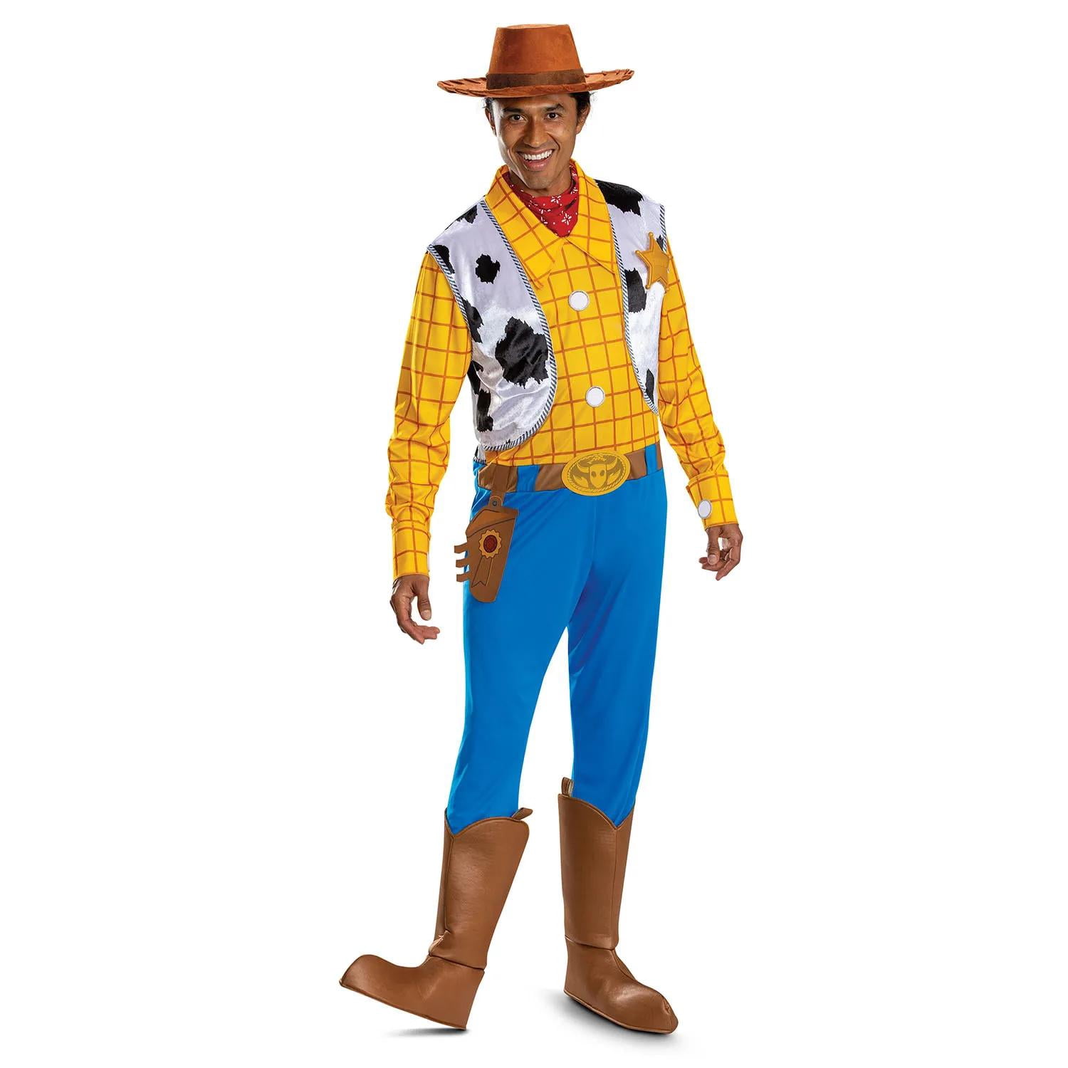Adult Disney Deluxe Woody Toy Story Costume - Walmart.com