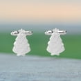 thumbnail image 5 of WHAMVOX Tie Clips for Men Christmas Snowflake Cufflinks French Shirt Cuff Links Man, 5 of 8