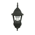 thumbnail image 3 of Mainstays Outdoor Electric Coach Light Wall Mount Sconce, Matte Black with a A19 Bulb, 3 of 10