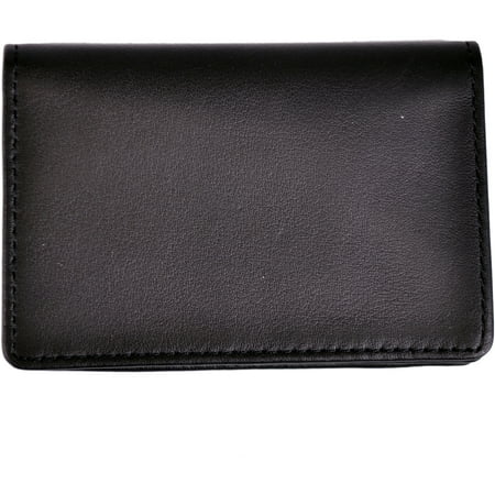 Royce Leather Deluxe Business Card Case Holder in Genuine Leather