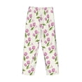 thumbnail image 5 of Xecao Tulips Flowers Men's Straight Lounge Pajama Pants: The Ultimate in Comfortable Sleepwear, 5 of 9