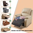 thumbnail image 5 of FOR U DESIGNS American Flag Butterfly Print Recliner Chair Covers Waterproof Non-Slip Reclining Seat Slipcover, Easy to Install Machine Washable Furniture Protector for Pets, 5 of 6