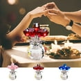 thumbnail image 1 of Adornos de rosas de cristal para coche, hogar o como regalo de cumpleaños. Decoración elegante para el interior del coche o el hogar. Ideal para el salón o la oficina. Diseño de dos niveles., 1 of 6