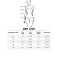 thumbnail image 6 of Unique Bargains Women's Plus Size Top 3/4 Sleeve Cut Out Floral Blouses 1X White, 6 of 6