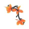 thumbnail image 4 of koolsoo Climb Tree Branch Decor Reptile Corner Branch Aquarium Simulation Habitat orange leaves, 4 of 9