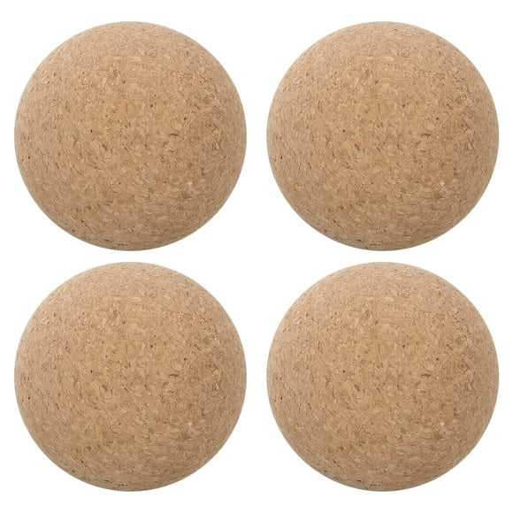 Uxcell Paquete de 4 Tapones de Corcho para Vino, Bola de Corcho de Madera de 61 mm/2.4 Pulgadas