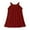 Brick Red, variant on QUOTAY Girls Beach Swim Cover Up Summer Sleeveless Tank Dress for Age 4-14 Years Girls Dresses White,160