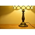 thumbnail image 4 of Tiffany Style Table LampBedside Desk LED Lamp Shades Bedroom Stained-Glass 18.1'' Height Multi-color, 4 of 4