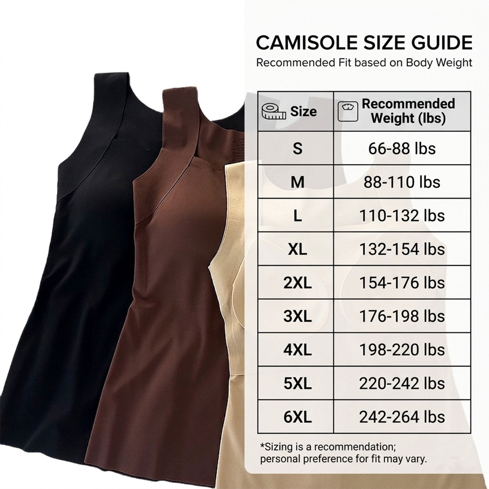 Avulea's Built in Comfort Bra Tank Tops for Women, Seamless Shaper Tank Tops No Underwire, No Tight Band, No Straps that Dig or Slip