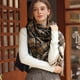thumbnail image 4 of Bufandas cálidas de invierno para mujer, bufandas grandes con tacto de cachemira, ponchos de moda, chales largos, bufandas de rejilla, bufandas suaves y cálidas, 4 of 5