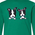 thumbnail image 4 of Inktastic Boston Terriers (dark Apparel) Long Sleeve Youth T-Shirt, 4 of 5