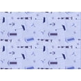 thumbnail image 1 of Ahgly Company Machine Washable Indoor Rectangle Transitional Lavender Blue Area Rugs, 2' x 5', 1 of 7