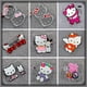 thumbnail image 2 of 1 Pieza De Pegatina Reflectante Para Hello Kitty Motocicleta Coche Calcomanía Cubierta Arañazos Casco Portátil Equipaje Monopatín, 2 of 4