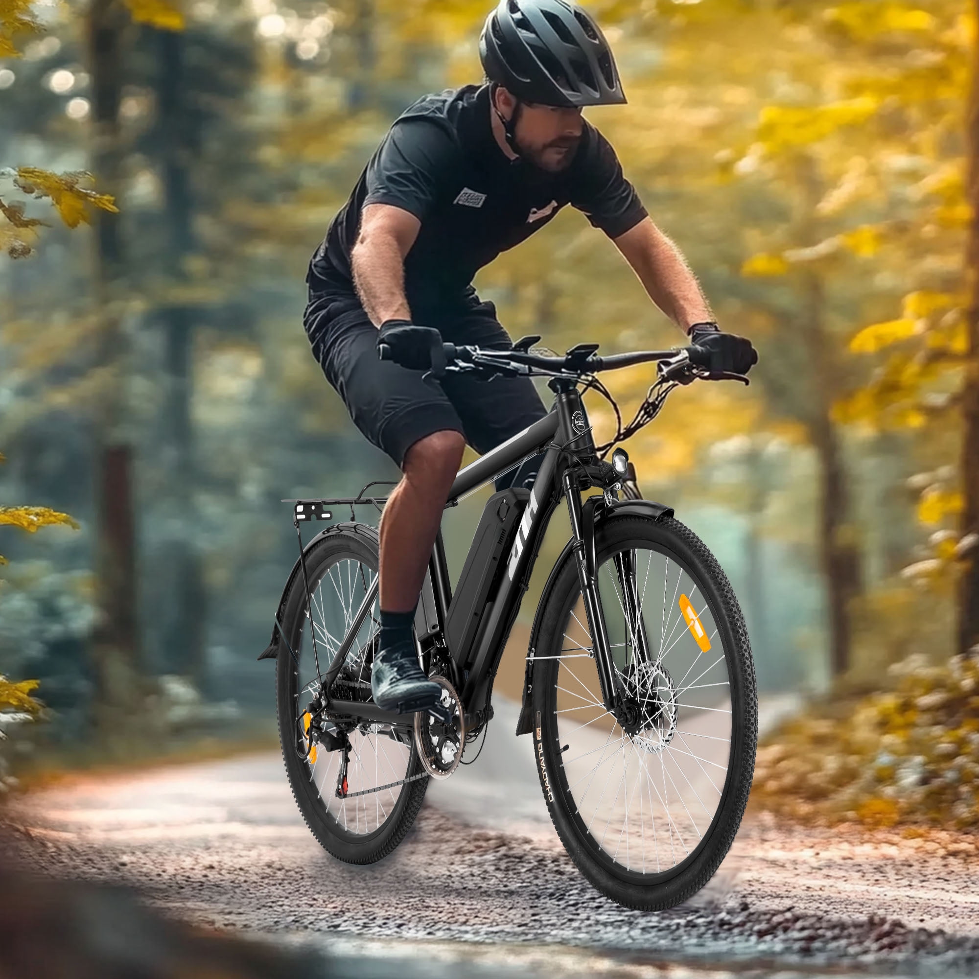 ZNH Electric Bicycle Peak 750W for Adult, 48V13AH Battery Extended Life, 26" Tire 21 MPH Eletric Mountain Bicycle, Professional 7 Speed, UL 2849, Black