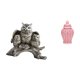 thumbnail image 1 of Figuras de búho,Figuras de búho,animales artificiales,artesanías,decoración del hogar,Tarro de cerámica para jengibre,Jarrón de cerámica con jengibre y arreglo floral,Jarrón decorativo, 1 of 8