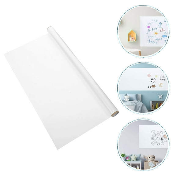 White Magnetic Dry Erase Board 45x300cm for Office, Classroom, Home Use with Included Marker and Eraser Set