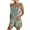 Army Green-1, variant on Women's Casual Summer Cotton Linen Rompers Tie Knot Strap Overalls Jumpsuit Shorts Cute Tie Shoulder Linen Shortalls,Linen Jumpsuits for Women 2024