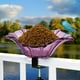 thumbnail image 4 of Fiudx Artículos en oferta con ofertas flash 2024 Nuevo baño para pájaros en miniatura para jardín al aire libre Nuevo cuenco para baño para pájaros Comedero para pájaros, 4 of 6